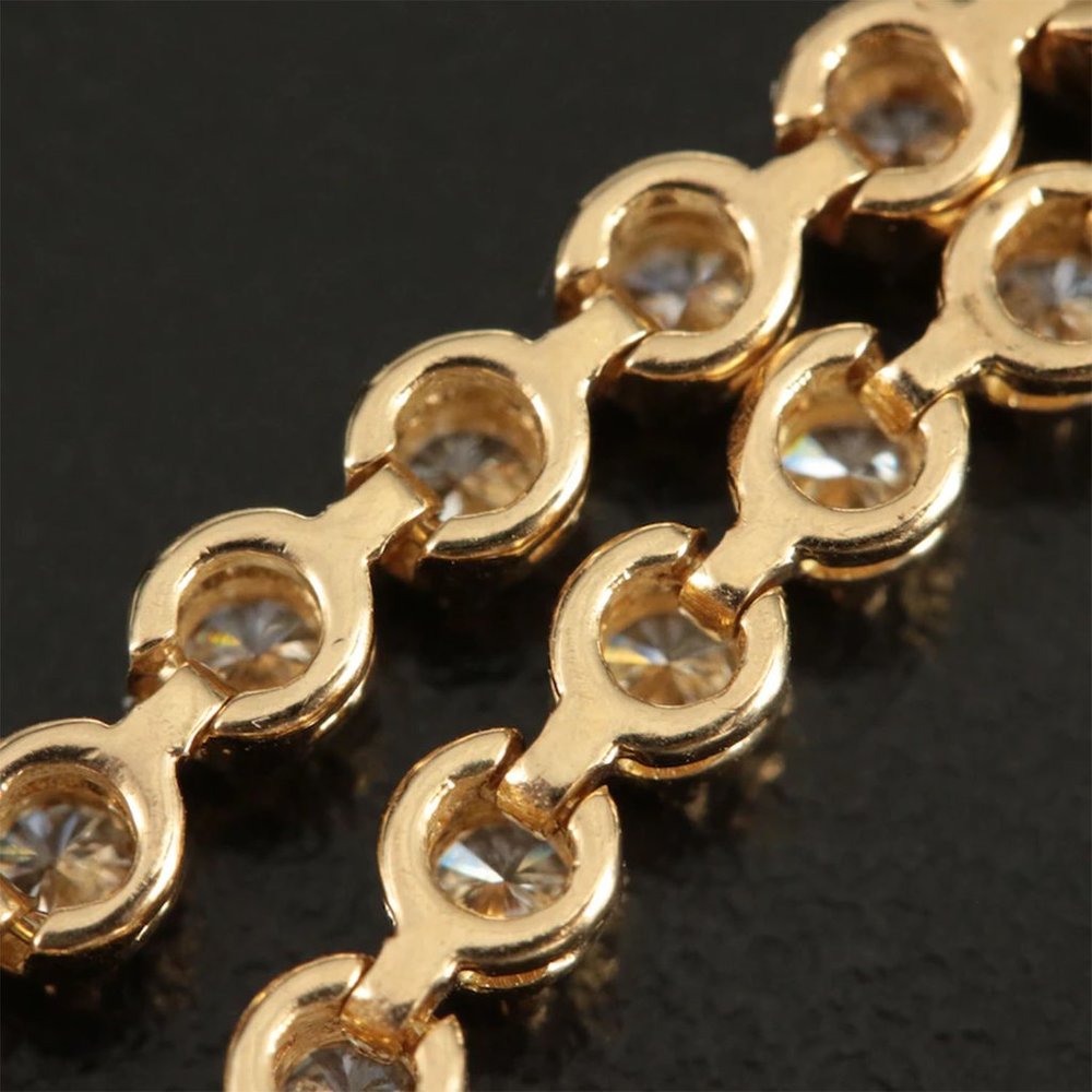 Appraisal Included - 18K 3.00 CTW Diamond Line Bracelet - Picture 5 of 8